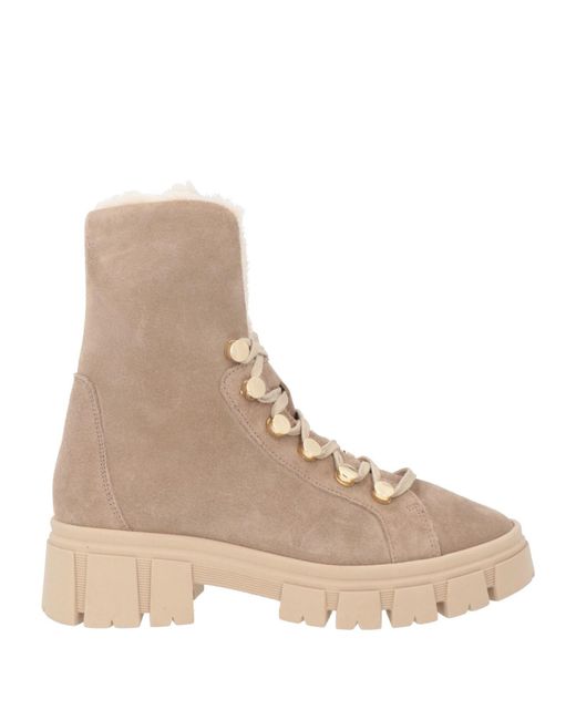 Cerruti 1881 Natural Ankle Boots Cow Leather