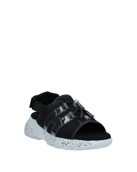 Hogan Black Sandals