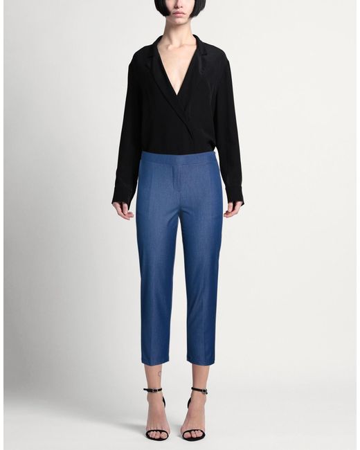 LANACAPRINA Blue Jeans Polyester, Viscose, Elastane
