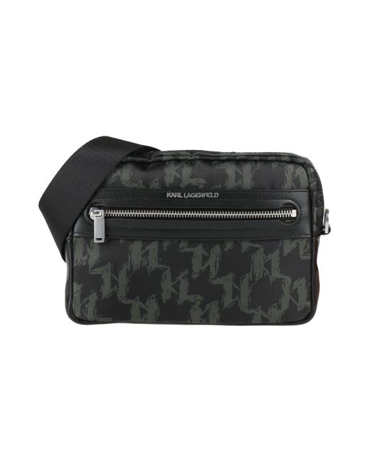 Karl Lagerfeld Black Cross-Body Bags for men