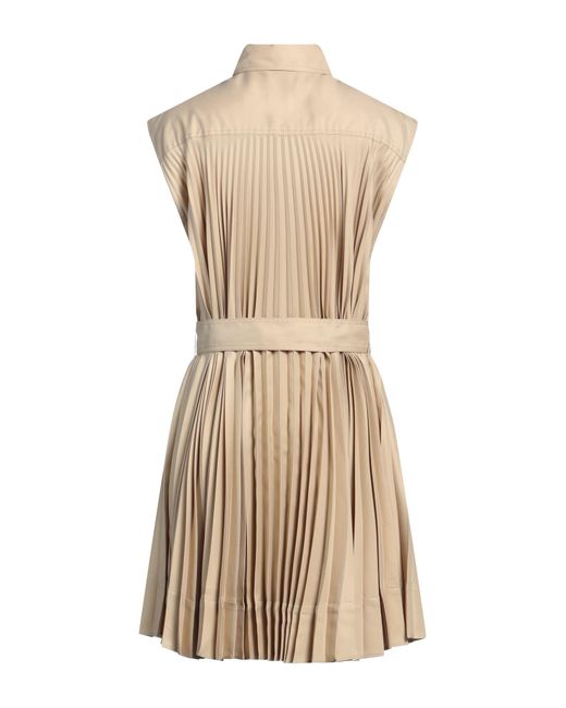 Sandro Natural Sand Mini Dress Polyester