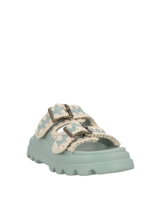 Mou Green Sandals