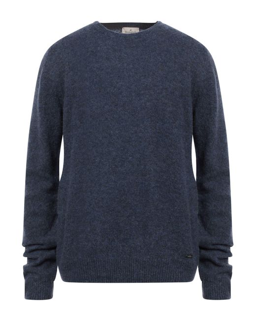 Brooksfield Blue Sweater Wool, Polyamide for men