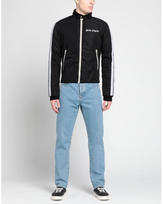 Palm Angels Black Jacket for men