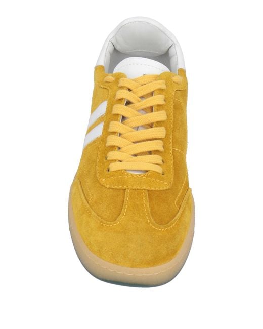 ED PARRISH Yellow Sneakers Leather for men