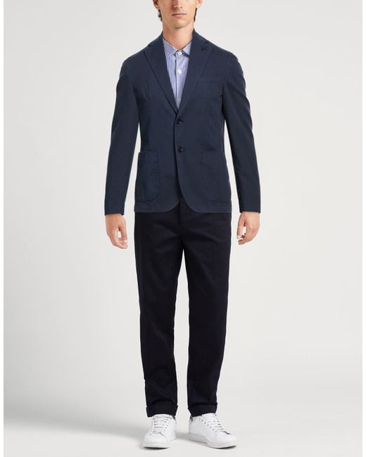 Paoloni Blue Blazers for men