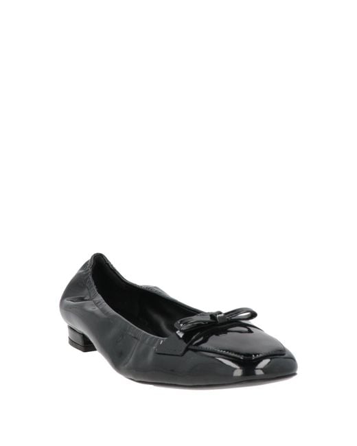 Stuart Weitzman Black Ballet Flats Leather