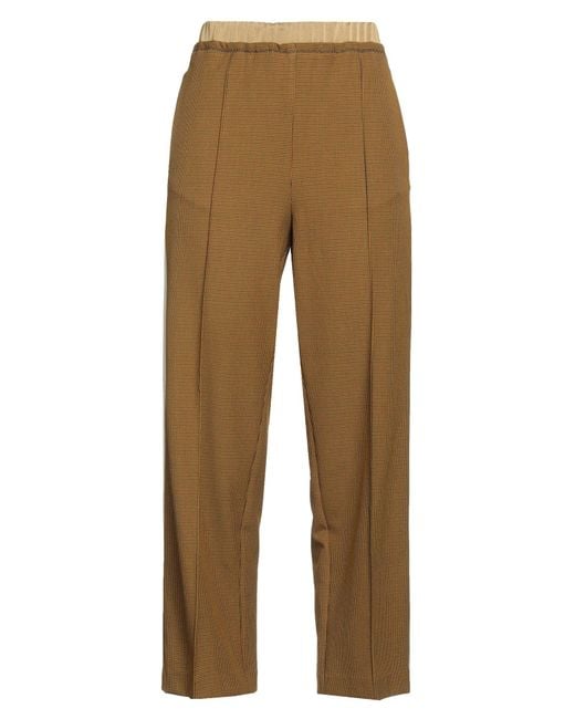 Beatrice B. Natural Pants Polyester, Viscose, Elastane