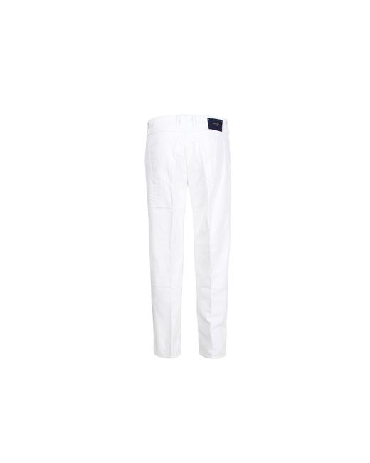 Pantalon en jean Incotex pour homme en coloris White