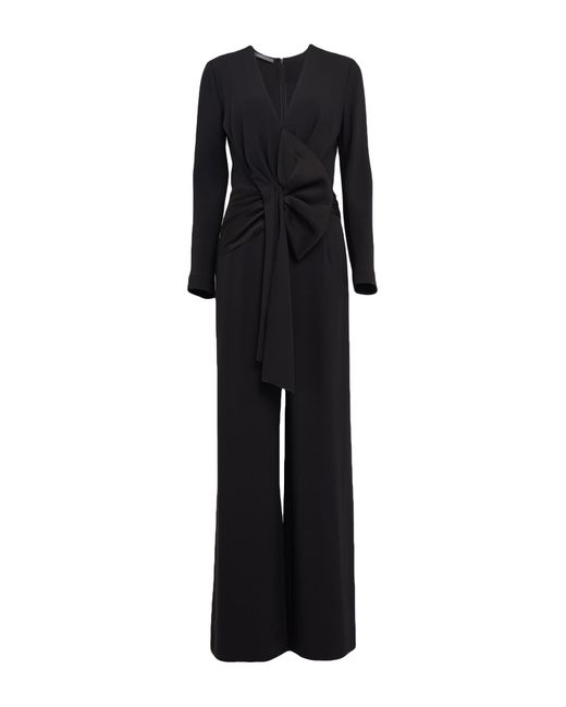 Alberta Ferretti Black Jumpsuit Acetate, Viscose