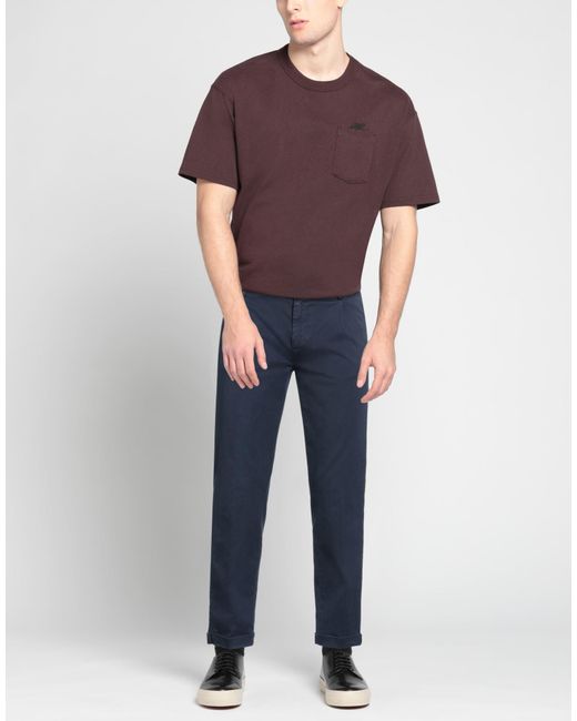 BARMAS Blue Pants Cotton, Elastane for men