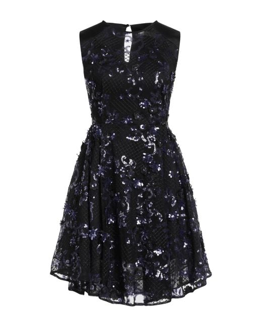 Three Floor Black Mini Dress