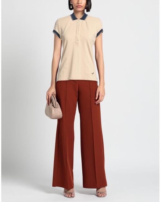 Jacob Cohen Natural Polo Shirt Cotton, Elastane