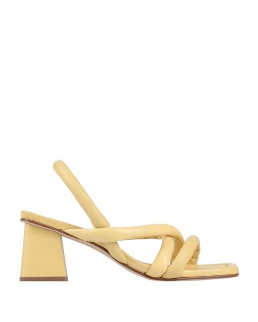 Pedro Miralles Metallic Sandals