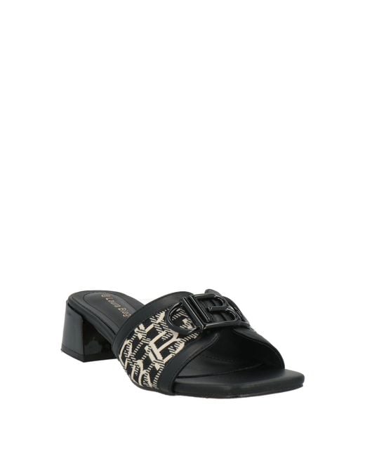 Laura Biagiotti Black Sandals