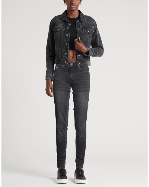 Versace Jeans Couture Gray Jeans Cotton, Elastane