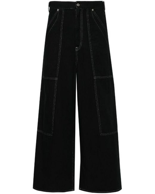 Pantalon en jean MM6 by Maison Martin Margiela en coloris Black