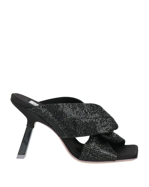 Sebastian Milano Black Sandals