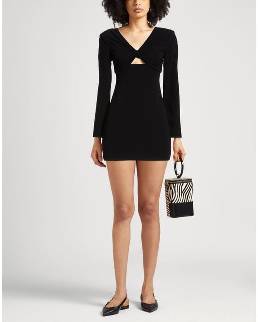 Self-Portrait Black Mini Dress