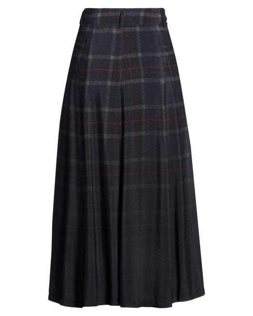 Shirtaporter Blue Midi Skirt
