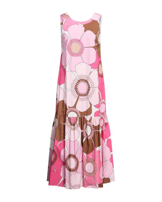Camicettasnob Pink Maxi Dress