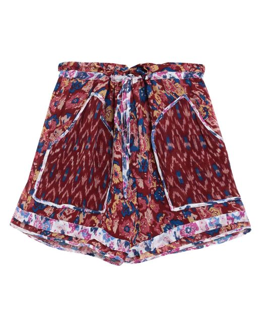 Isabel Marant Red Brick Shorts & Bermuda Shorts Viscose