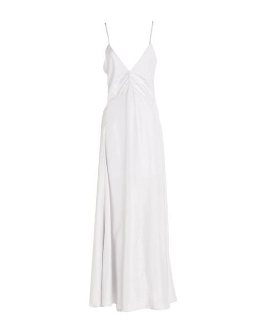 Forte_forte White Maxi Dress Silk