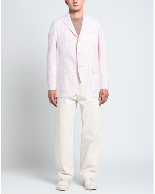 Mp Massimo Piombo Pink Blazer for men