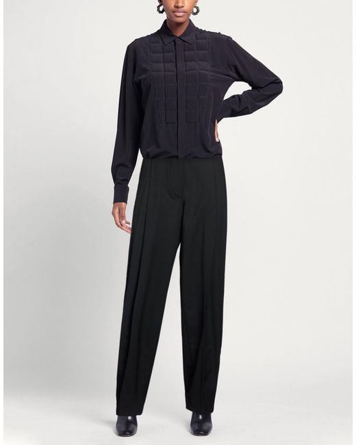 THE LATEST Black Pants Polyester, Virgin Wool, Elastane