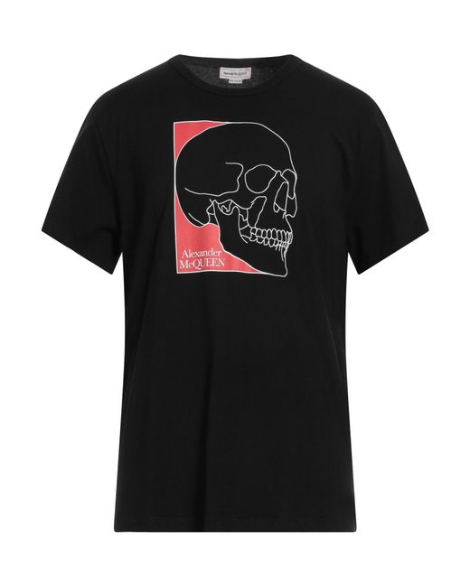 McQueen Black T-Shirts for men