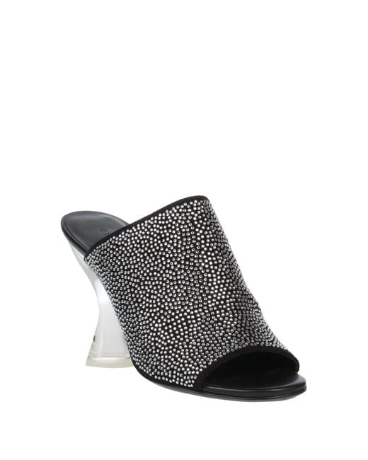 By Far Black Sandals