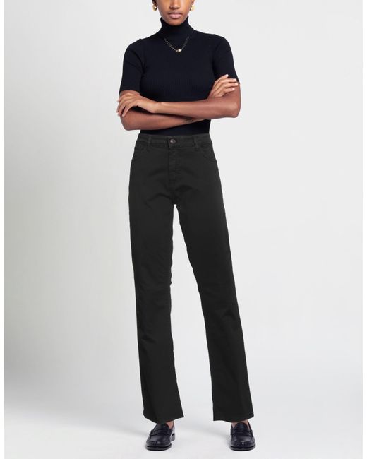 B.yu Black Pants Cotton, Elastane