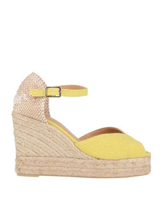Castaner Metallic Espadrilles Textile Fibers