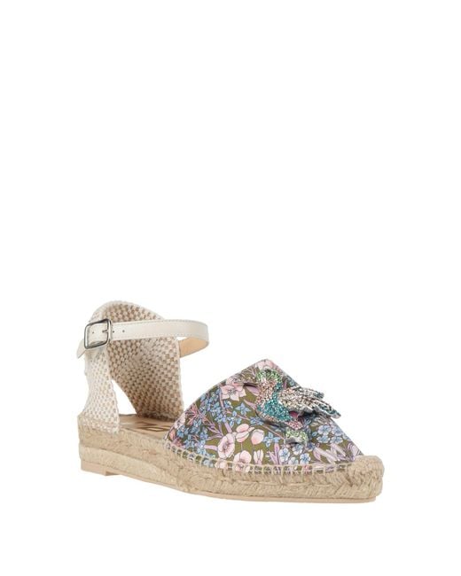 Espadrilles Ras en coloris Green