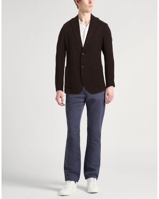 Circolo 1901 Black Blazer Virgin Wool, Elastane for men