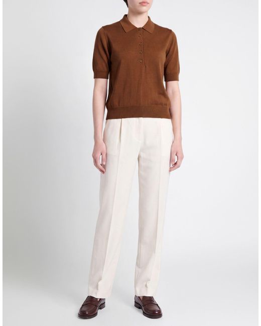 Pullover Alpha Studio en coloris Brown