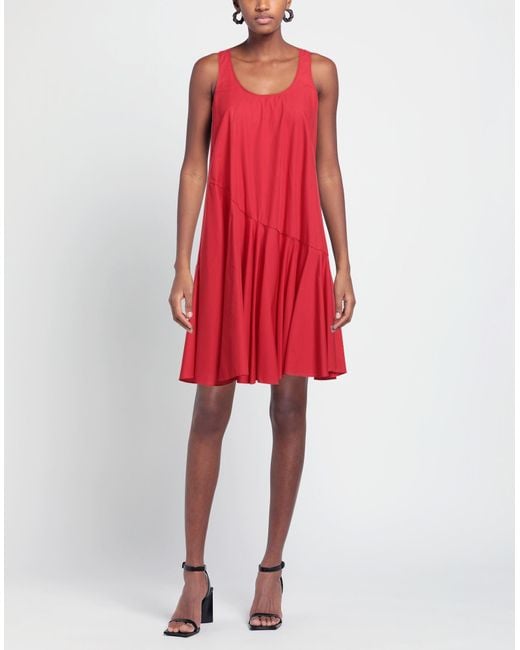 Armani Exchange Red Mini Dress