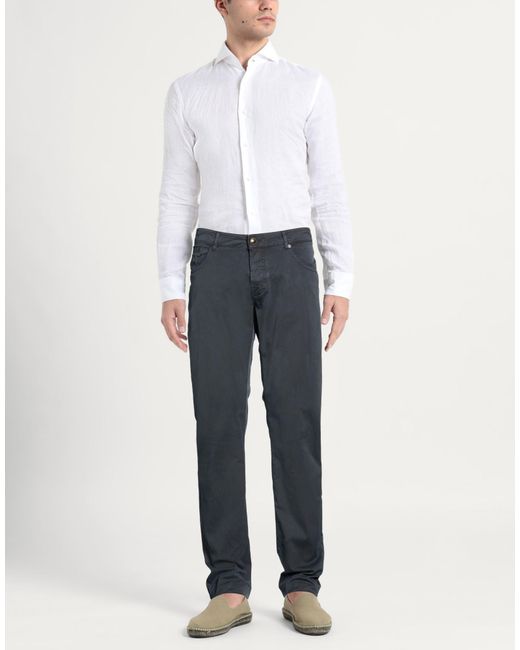 Moorer Blue Trouser for men