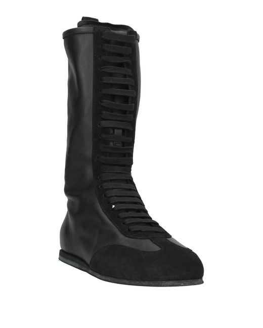 Ann Demeulemeester Black Sneakers Leather