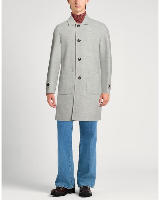 Eleventy Gray Coats for men