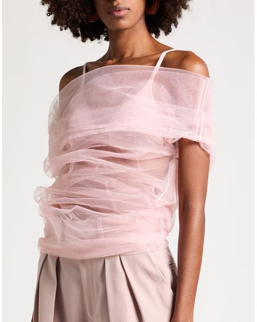 Sportmax Pink Top Polyamide