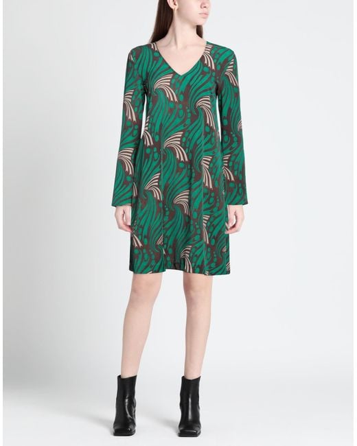 Maliparmi Green Mini Dress