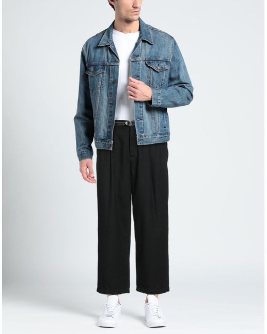 And Wander Black Pants Wool, Polyester, Nylon for men