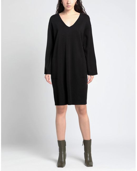 SMINFINITY Black Midi Dress