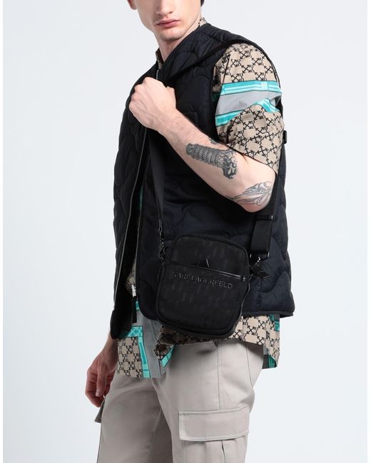 Bolso con bandolera Karl Lagerfeld de hombre de color Black