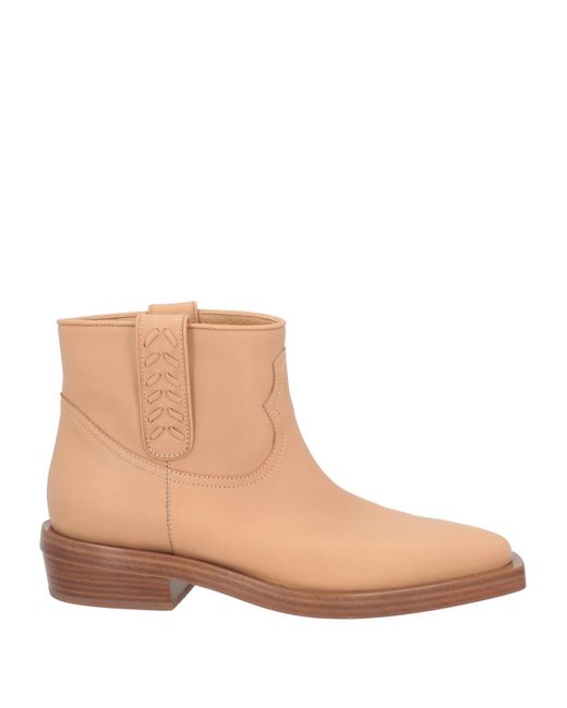 Gabriela Hearst Natural Ankle Boots