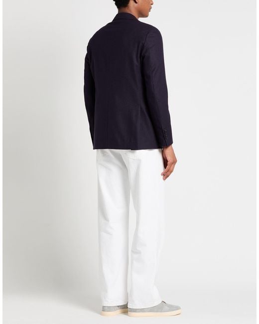 Lardini Blue Blazer Wool, Elastane for men