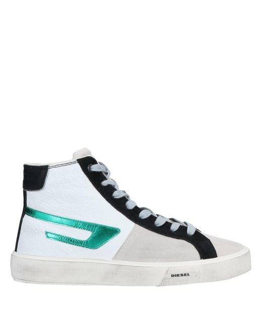 grey diesel trainers