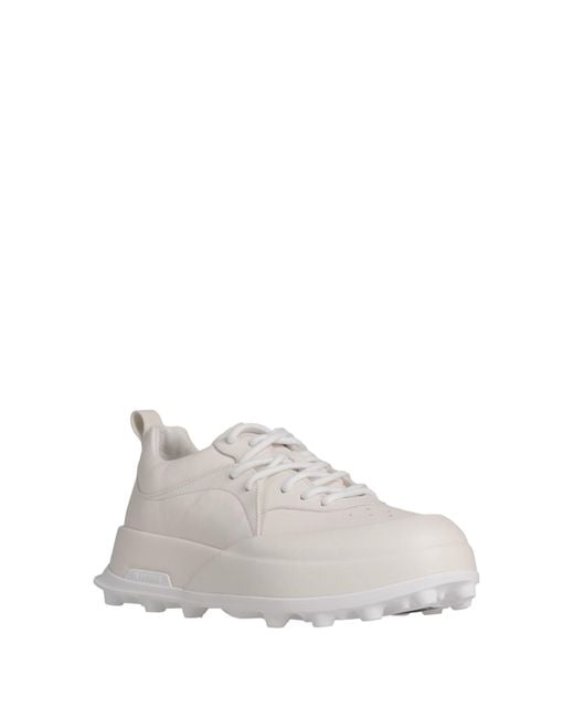Jil Sander White Sneakers Calfskin for men