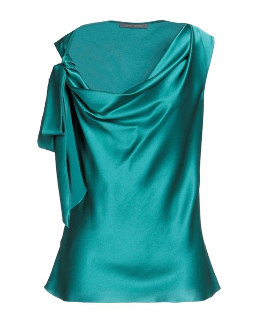 Alberta Ferretti Green Top